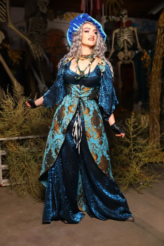 12. Birch Vixen in Turquoise & Bronze Medallion - The Prismatic Potion Collection