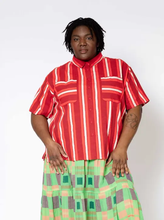 sample sale | rory shirt madder | XXS
