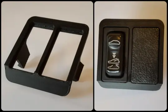 EF Honda Double Switch Plate (88-91 Civic Sedan/Hatch/Wagon, CRX)