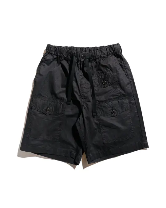 Post O'Alls Town & Country Shorts Medium Weight Poplin Black