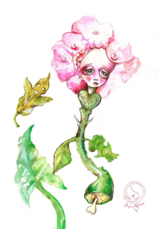 Botanicuties Specimen no. 14- Framed original artwork