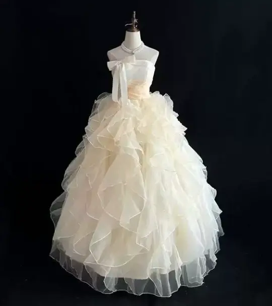 Elegant Pastel Yellow Quinceanera Dress ,A-Line Strapless Pleated Corset Maxi Evening Dress RS1092