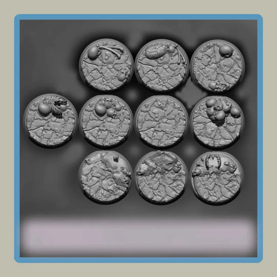 Barbarian Wasteland Bases 10 Pack