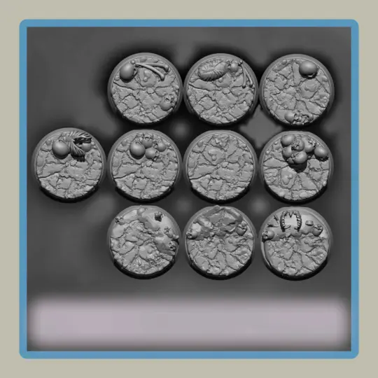 Barbarian Wasteland Bases 10 Pack