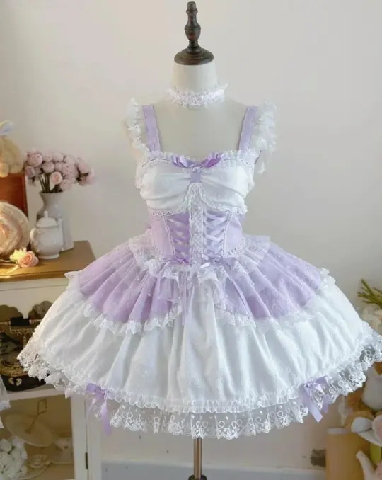 Gentle Lavender A-Line Square Lace Corset Mini Homecoming Dress RS746