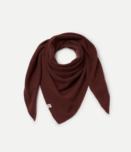 Medium Size Merino-Cashmere-Silk Triangle Scarf