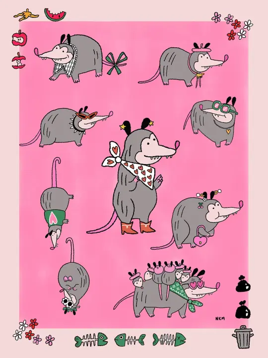 "Marvelously Marsupial" Art Print