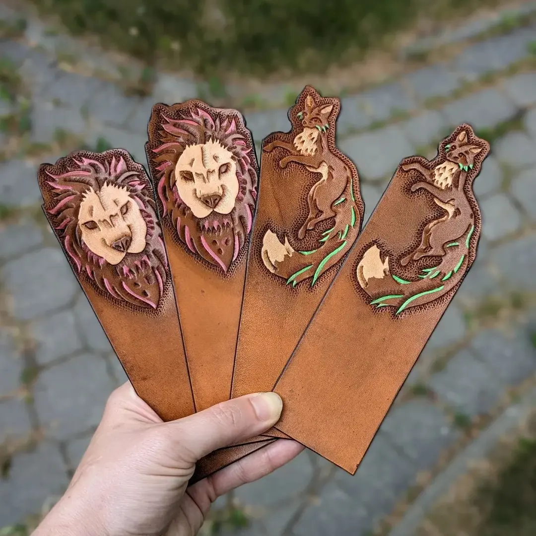 CUSTOM Bookmarks | Lion + Fox A.Z.