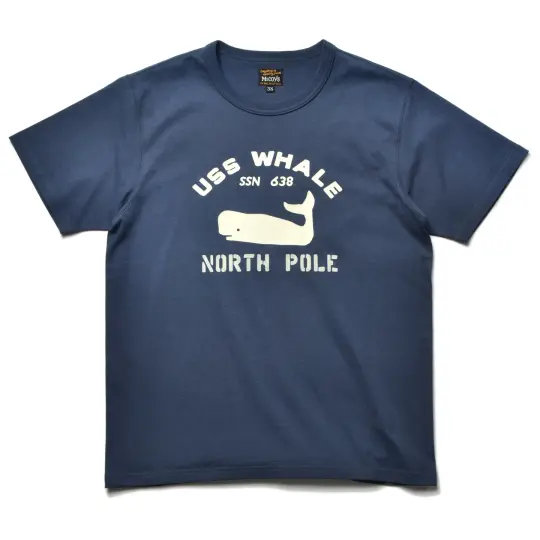 MILITARY TEE / USS WHALE