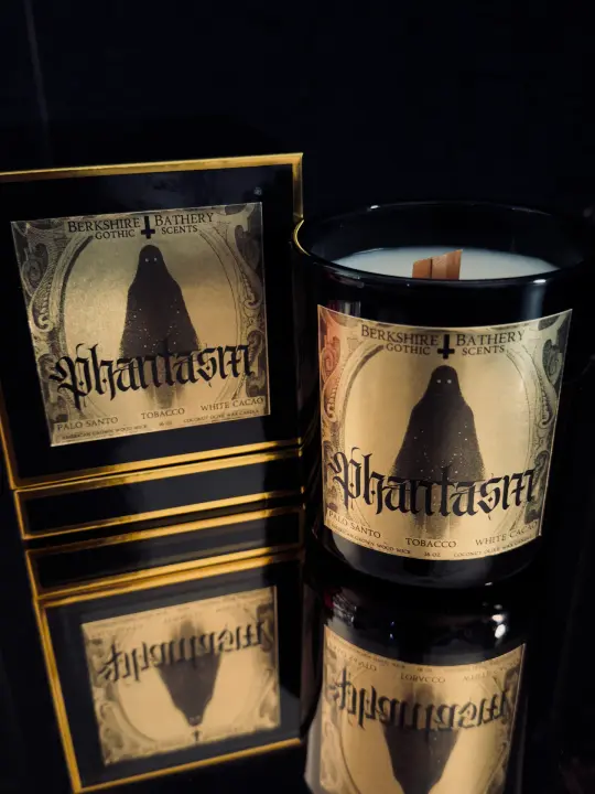 PHANTASM | Palo Santo + White Chocolate - 16oz Wood Wick Candle
