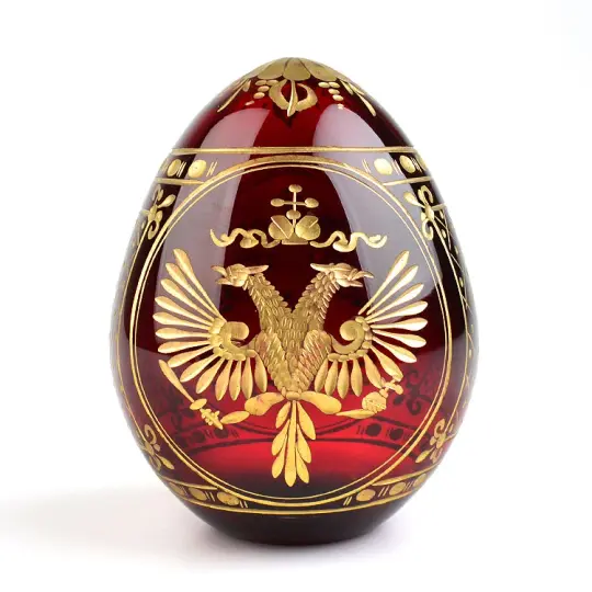 Russian Crystal Faberge Egg