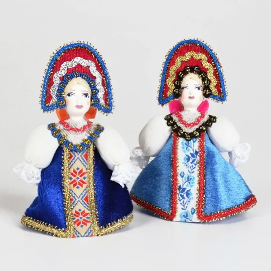 Princess Doll Blue Ornament Set