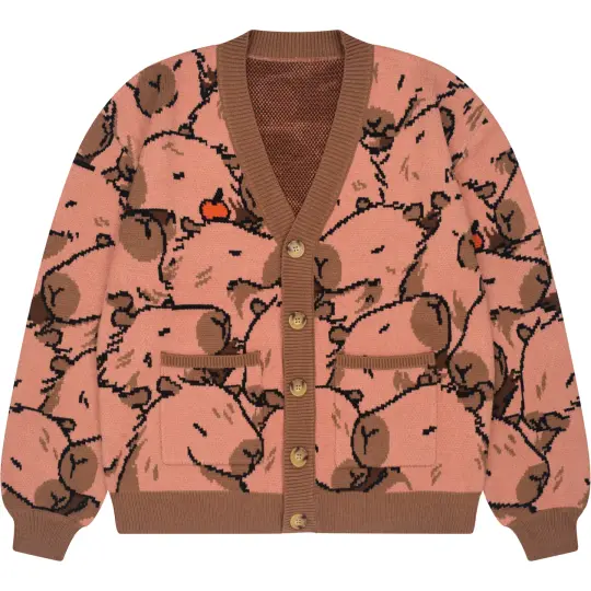 Capybara With Me Cardigan