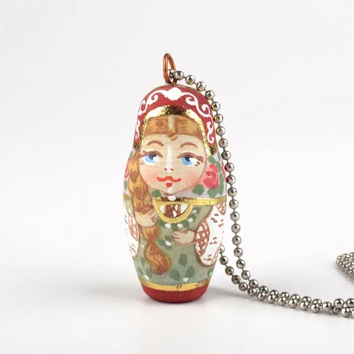 Russian Matryoshka Necklace