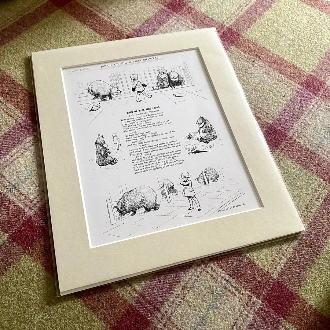 Punch Print 'Lines & Squares'