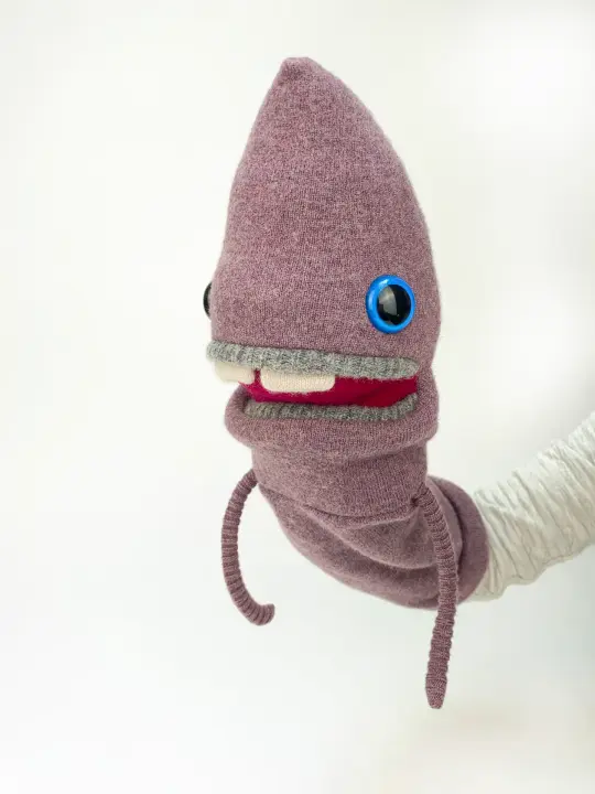 Ricky the fun monster hand puppet