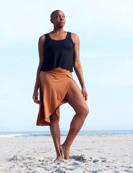 Utility Built-in Bra Tank Wanderer Cropped Shirt
