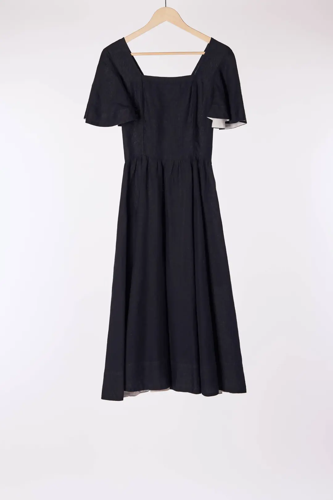 Nora Dress, Butterfly Sleeve, Night Navy