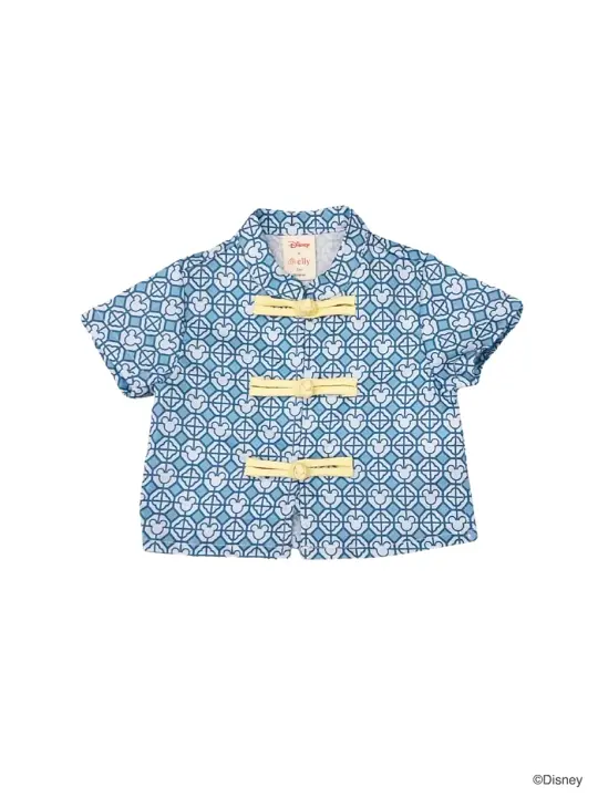 Tang Shirt - Blue Mickey Tiles