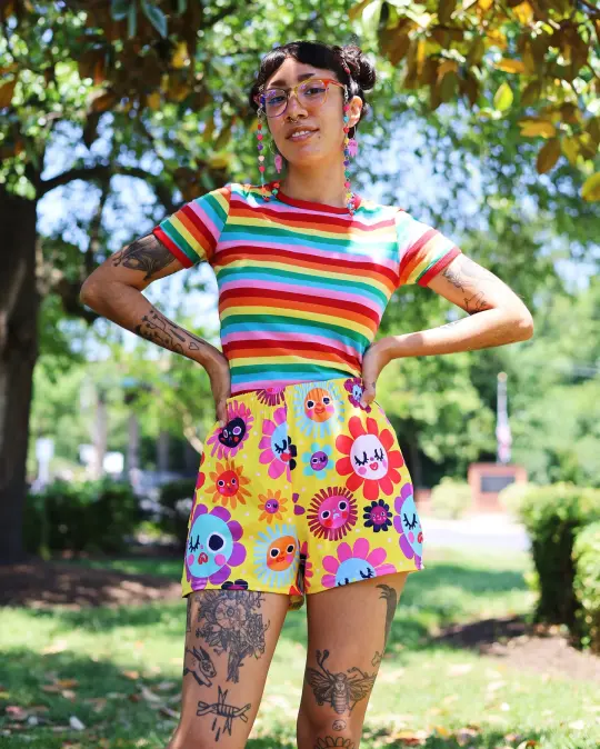 Flower Power - Short Shorts