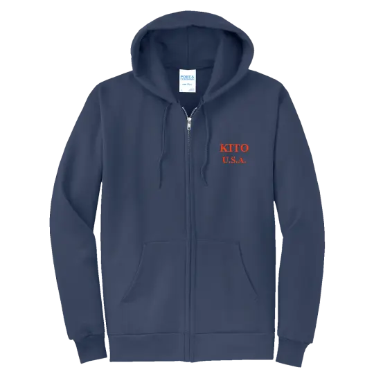 Kito U.S.A. PC78ZH Full Zip Fleece Hoodie