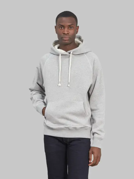 Wonder Looper Pullover Hoodie Super Looper French Terry Heather Grey