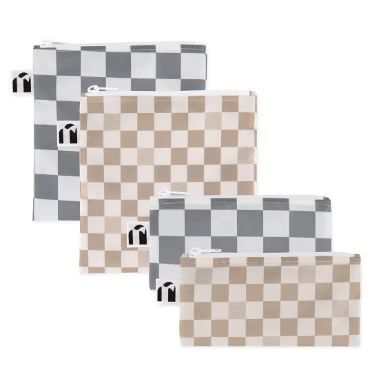 Reusable Snack Bag 4 Pack: Double Check