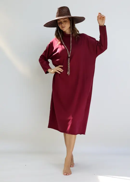 High Roller Poppy Below Knee Kaftan