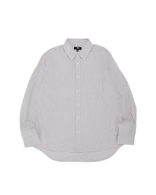 Stüssy Standard LS Shirt Purple Stripe
