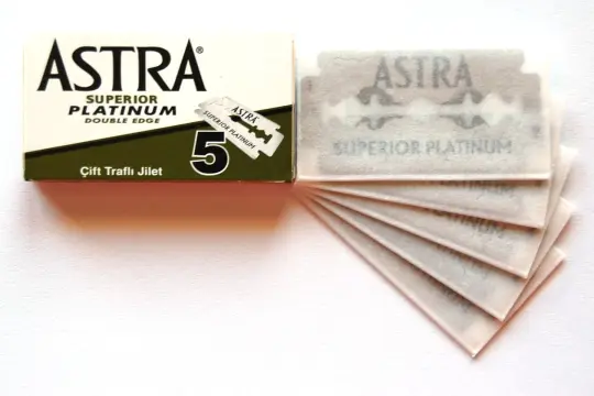 Astra Superior Platinum Razor Blades (1 Pack of 5 Blades)