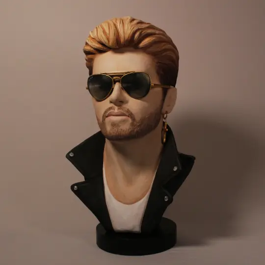 George Michael 'Faith' Sculpture - Full Head and Bust (Pre-Order)