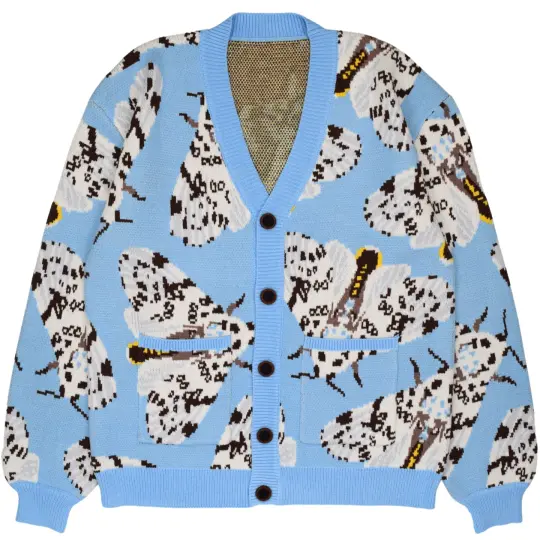 Giant Leopard Moth Cardigan