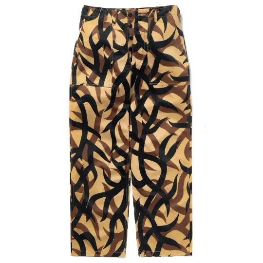 TRIBAL CAMOUFLAGE COMBAT TROUSERS