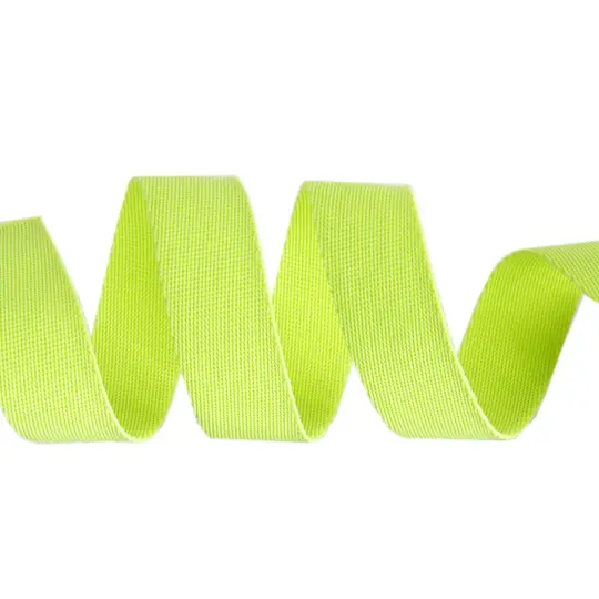 Tula Pink EverGlow Webbing  Moonbeam/Neon 1in x 16yds