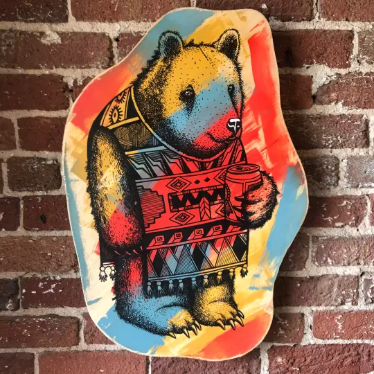 P. Bear on Raised Pine