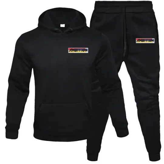 Black Jogger Suit
