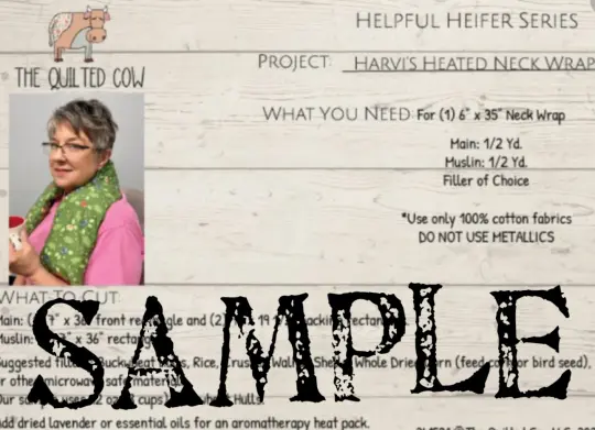 Helpful Heifer Harvi's Heated Neck Wrap