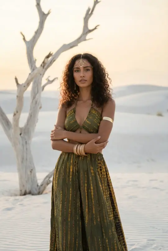 Aphrodite Dress Olive