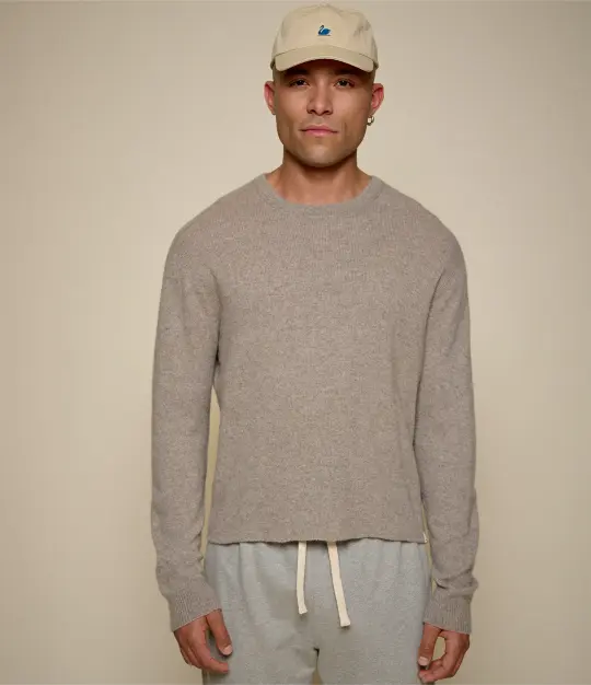 Lightweight Merino Wool-Cashmere-Silk Sweater