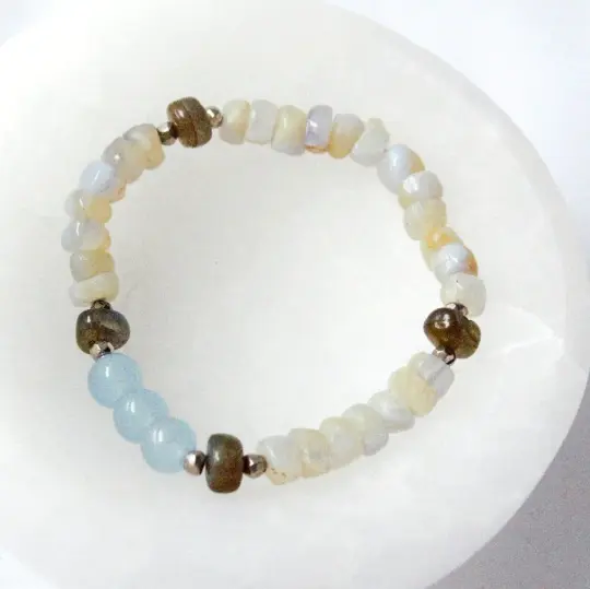 Harmony, Abundance, & Protection Gemstone Bracelet