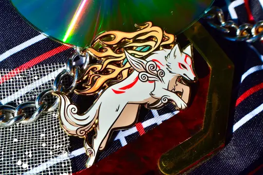 Amaterasu Hard Enamel Pin | 2.75” Okami Fanart