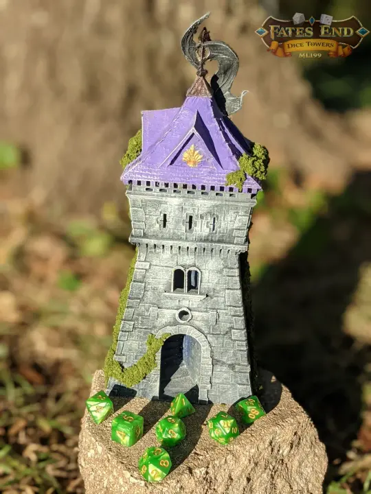 Ranger 3D Printed Dice Tower - Fate's End Collection - Guiding your Arrows to their True Targets!