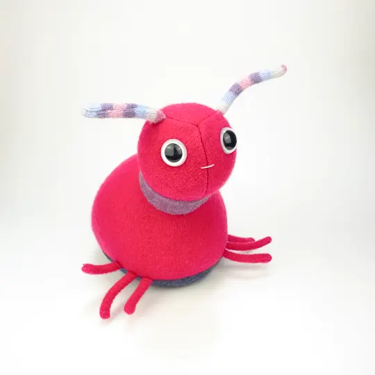 Pinky-pie the caterpillar monster plush stuffy