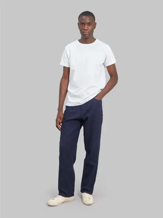Momotaro Jeans MXPT1204 Nylon Sashiko Wide Tapered Jeans