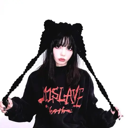 Babe Bear Knit Ear Muff Winter Hat
