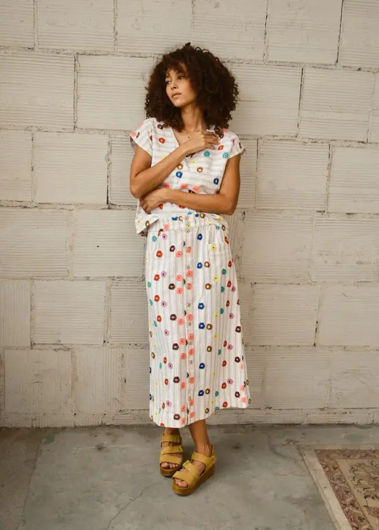 sample sale | ruth skirt fresco | XXS-4X