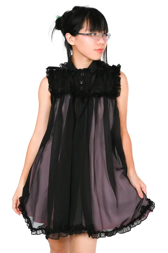 Vivi Peignoir - Black