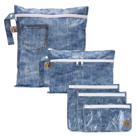 The Commuter Deluxe 5-Piece Set: Denim On Denim