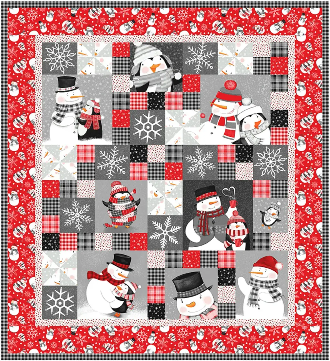 Snow Friends Throw