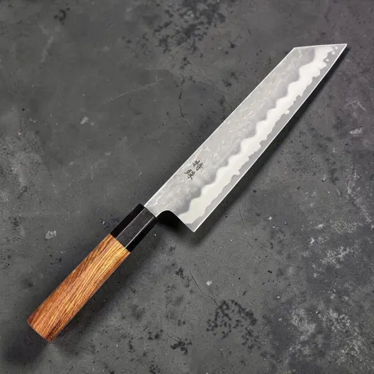 Tokushu White #2 Stainless Clad Tsuchime Kiritsuke 210mm